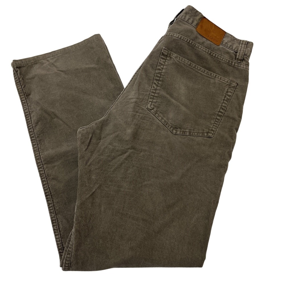 J. Crew Factory Men's Corduroy Pants - Olive